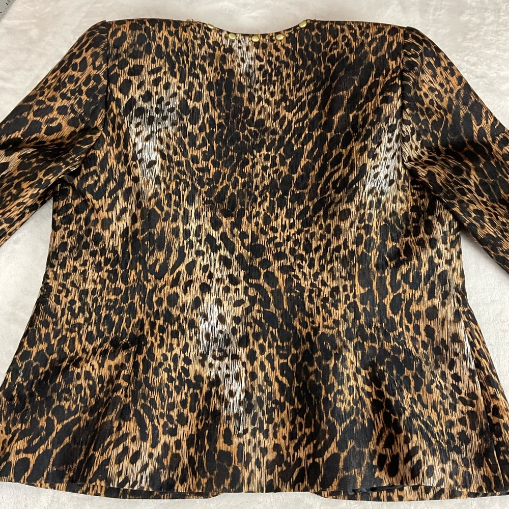 Animal Print Open Jacket Dressy - Picture 13 of 13